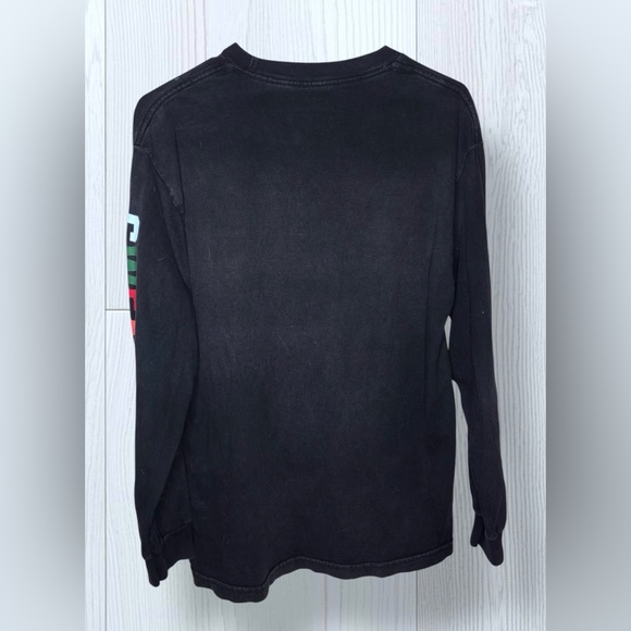 EARL SWEATSHIRT Men’s Black Long Sleeve Multicolor Graphic Tee - Picture 4 of 11